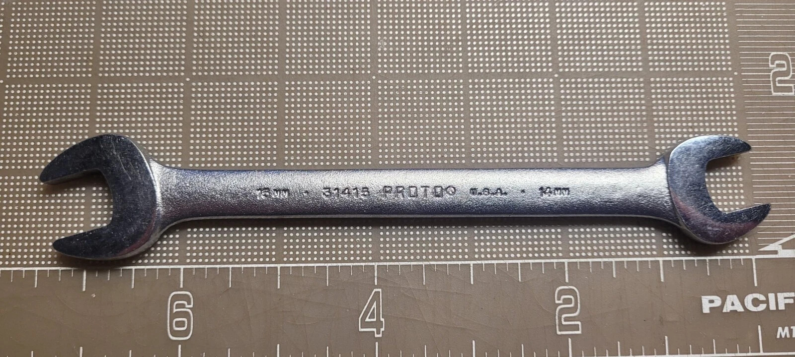 Proto Professional 31415 14mm x 15mm Open End Wrench USA