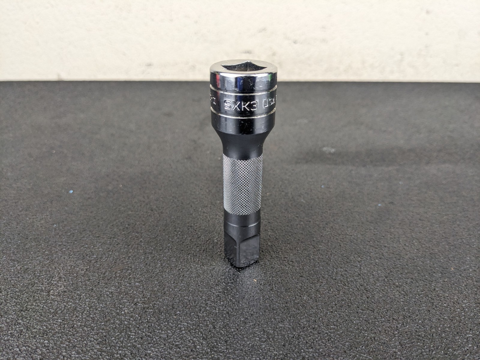 #bo272 Snap-on Tools USA NEW 1/2″ Drive 3″ Chrome Knurled Socket Extension SXK3