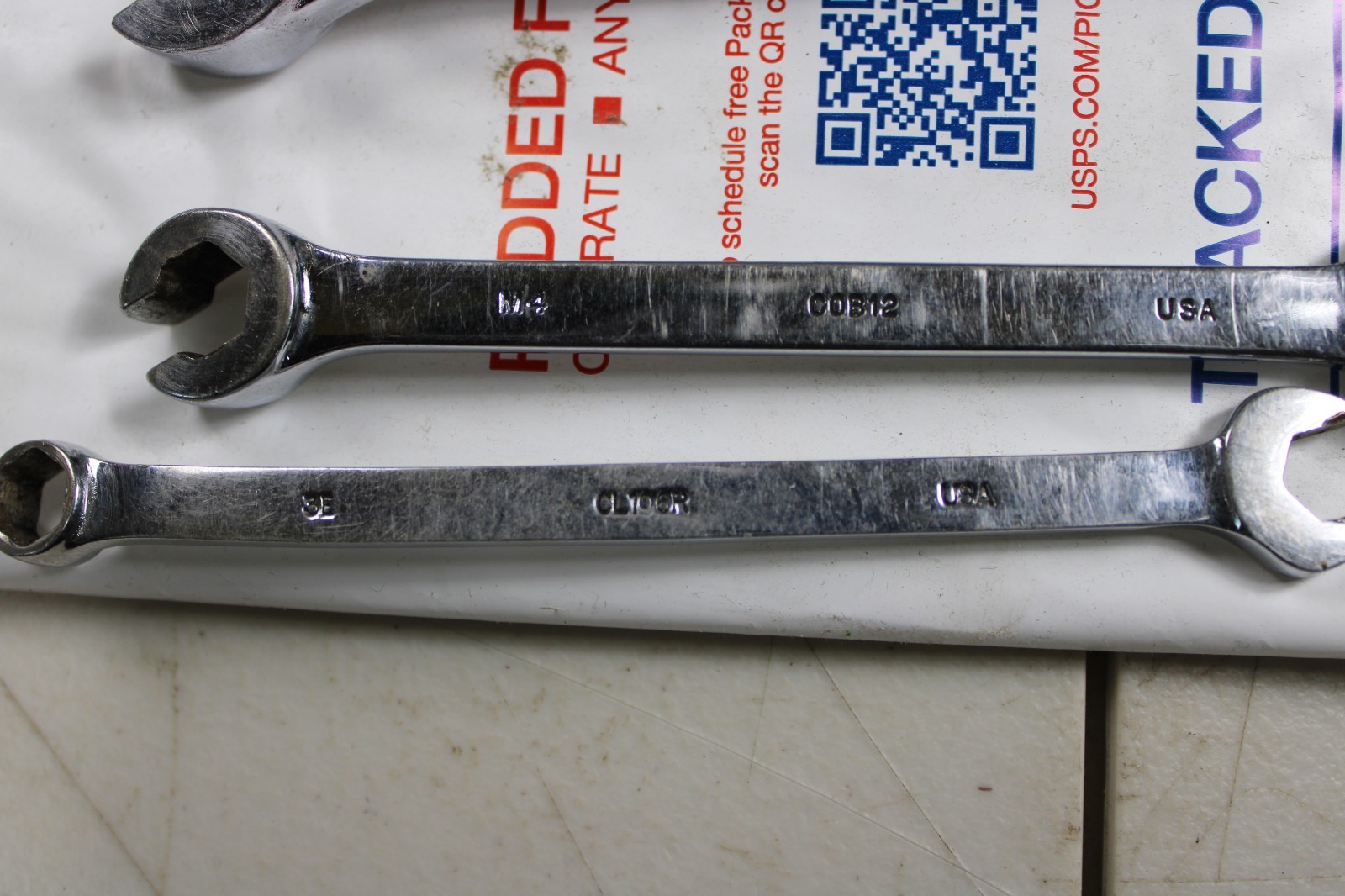 MAC Metric and sae short open end box end 12 pt Line/Flare Nut Wrenches Lot Of 7