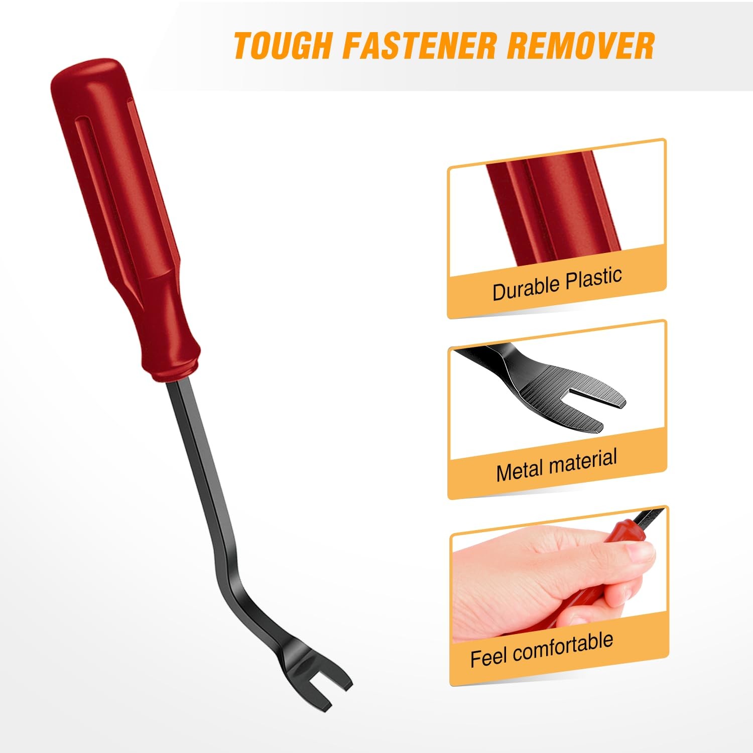 Auto Trim Removal Tool Kit 6PCS NoScratch Car Fastener Remover Set