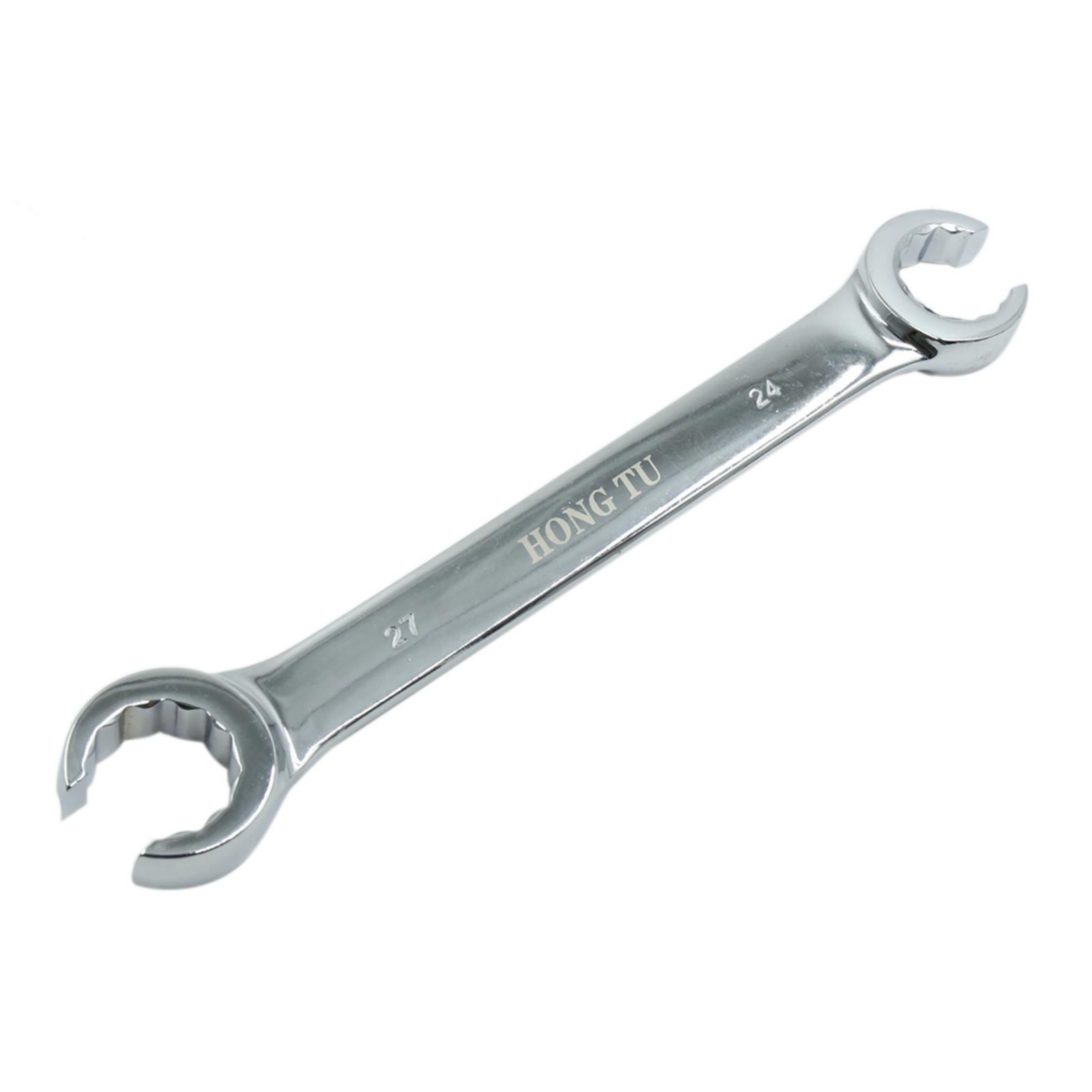 Double-Ended Wrench 24mm x 27mm Universal Screw Nuts Wrenches Car Repair Tool
