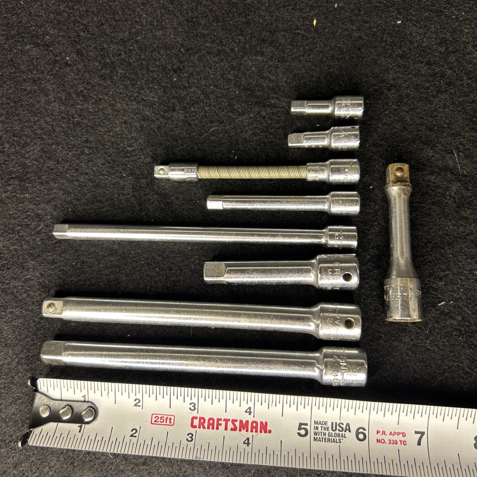 Set Of 9 Extensions 8 Craftsman VV & G Series Extensions And 1 Fleet Extension