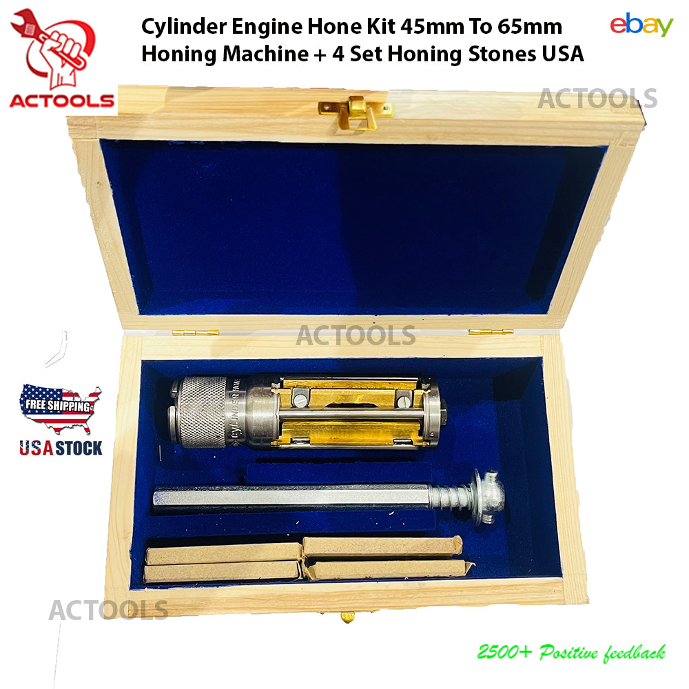New Cylinder Engine Hone Kit + Honing Stones 4 Set All Sizes Available ACTOOLS