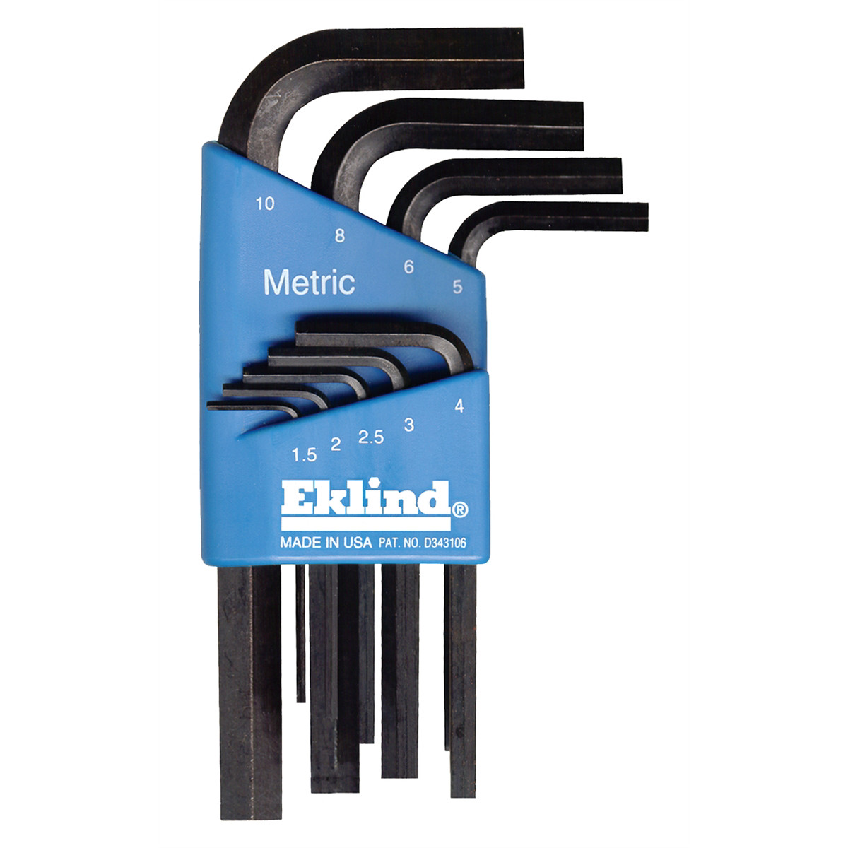 Eklind Tool Company HEX KEY SET 9 PC METRIC SHORT 1.5-10MM 10509