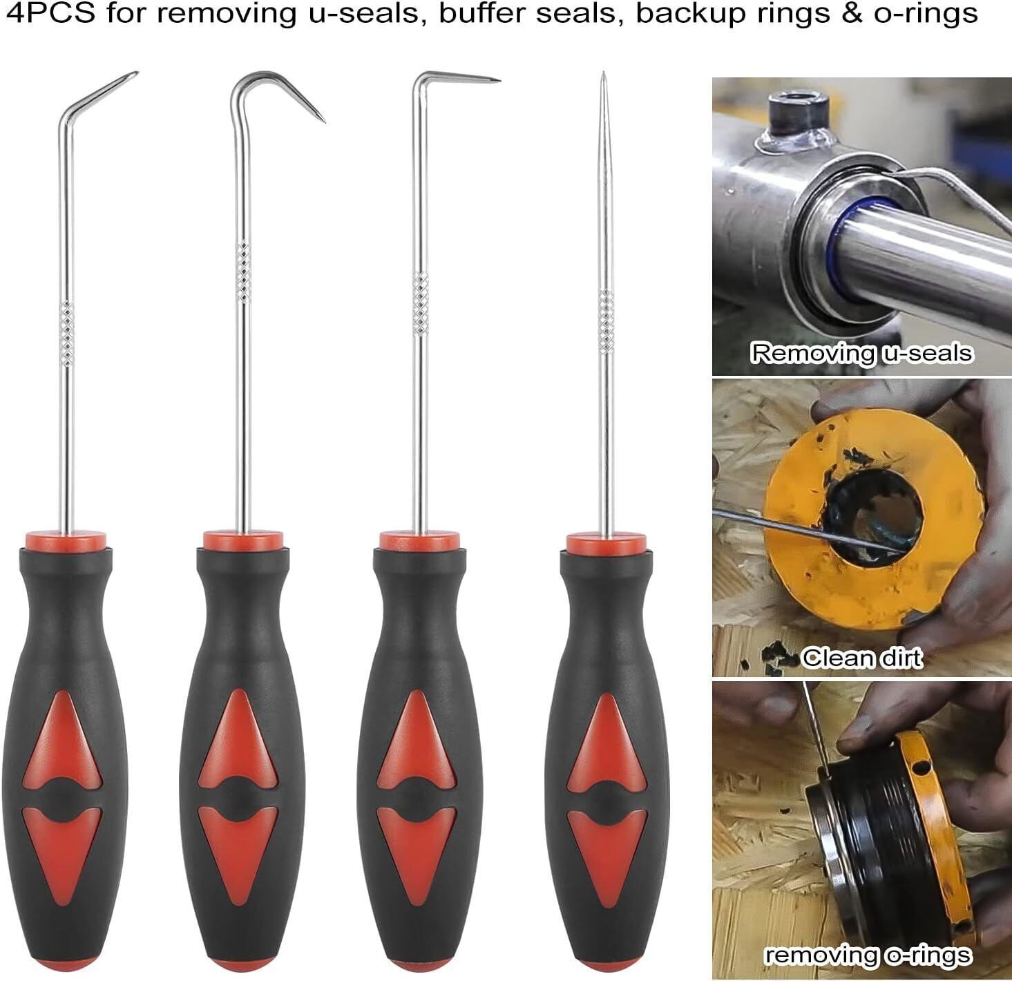 Hydraulic Cylinder Repair Tools Rod/Gland Wrench Seal Installer For Skid Steers
