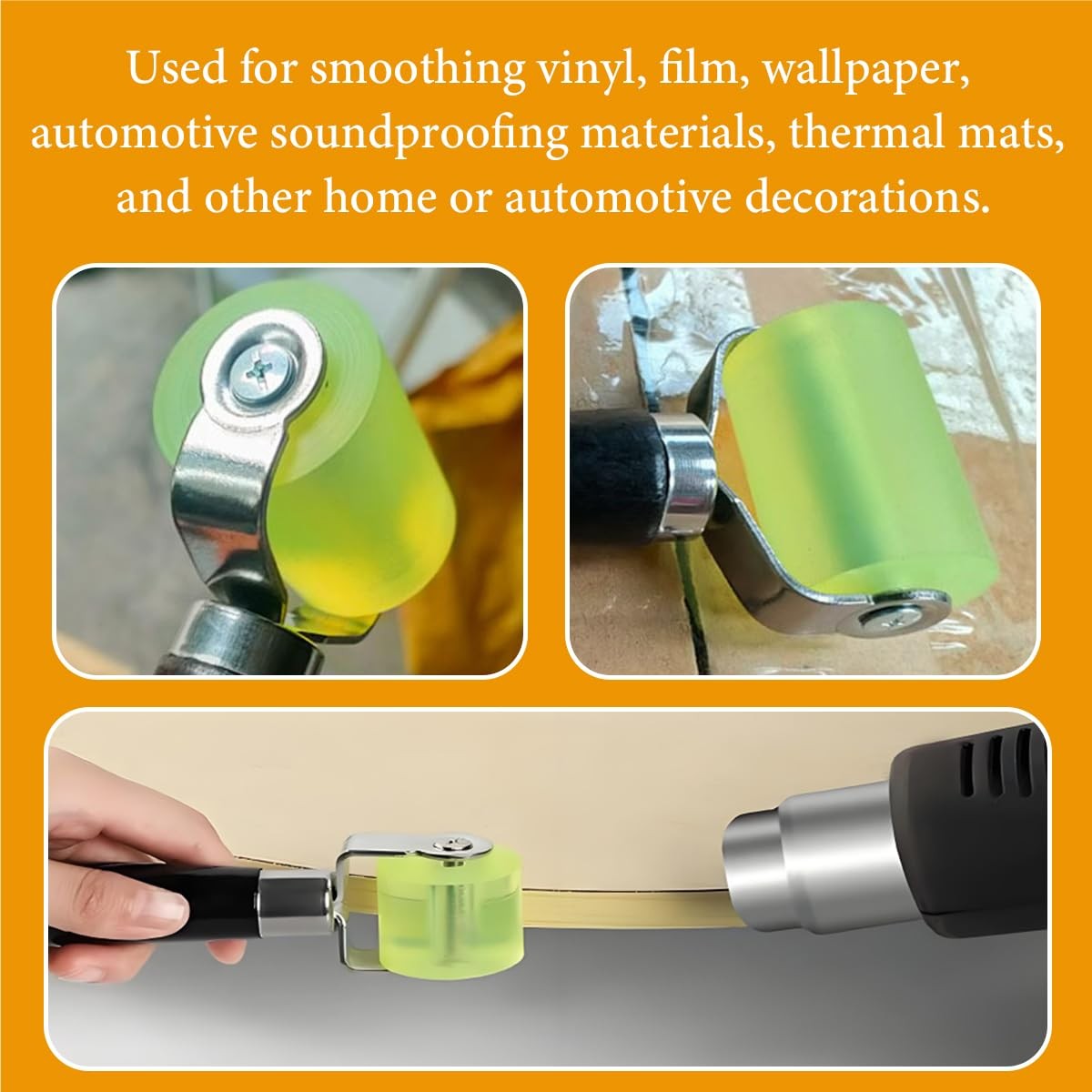 2 PCS Sound Deadening Car Seam Roller, Silicone Car Sound Deadening Applicati…