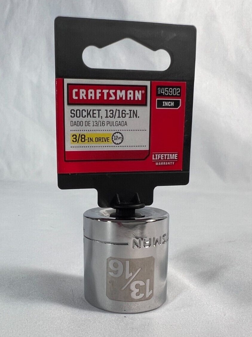 NEW Craftsman Socket 3/8 & 1/2″ Drives 6 &12 pt Choose Size Metric / SAE