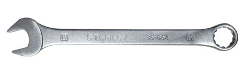 STANLEY Combination Wrench 19mm 12 Point Metric Cobalt USA 86-864