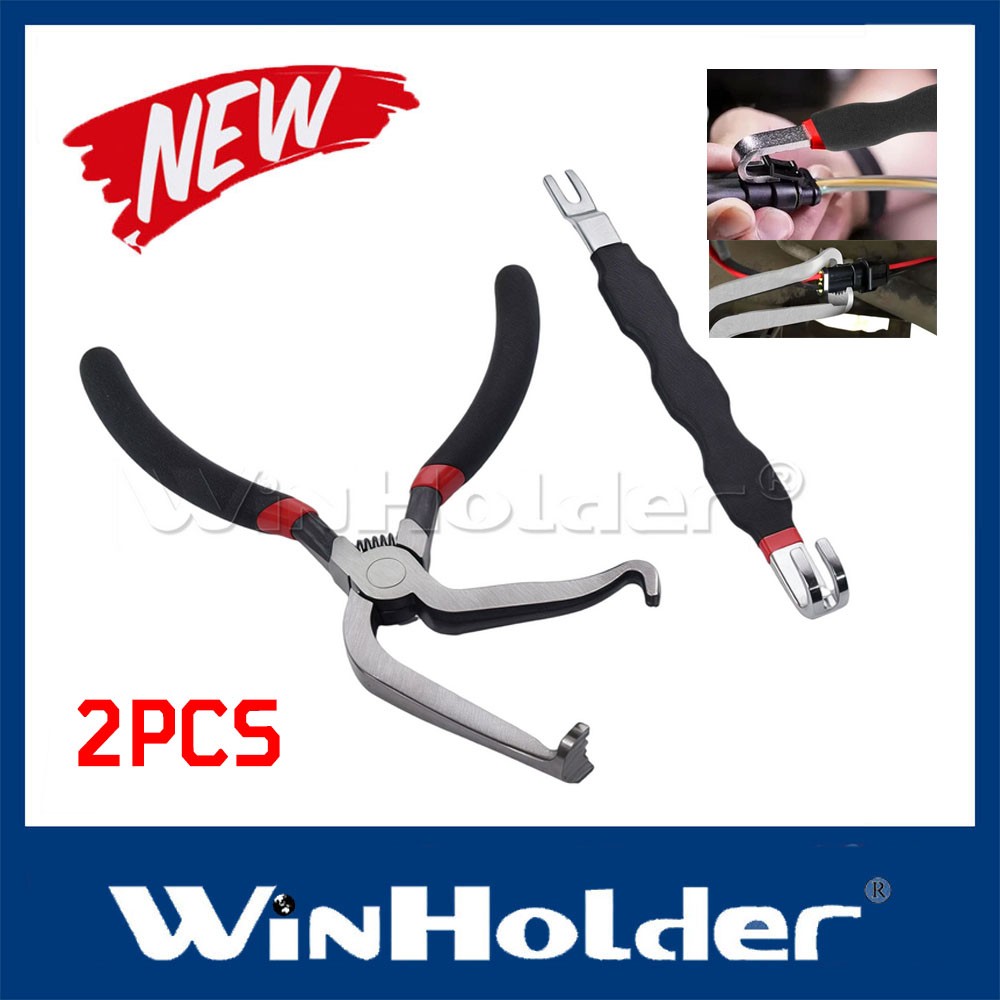 2pc Electrical Disconnect Pliers Connector Separator Automotive Terminal Removal