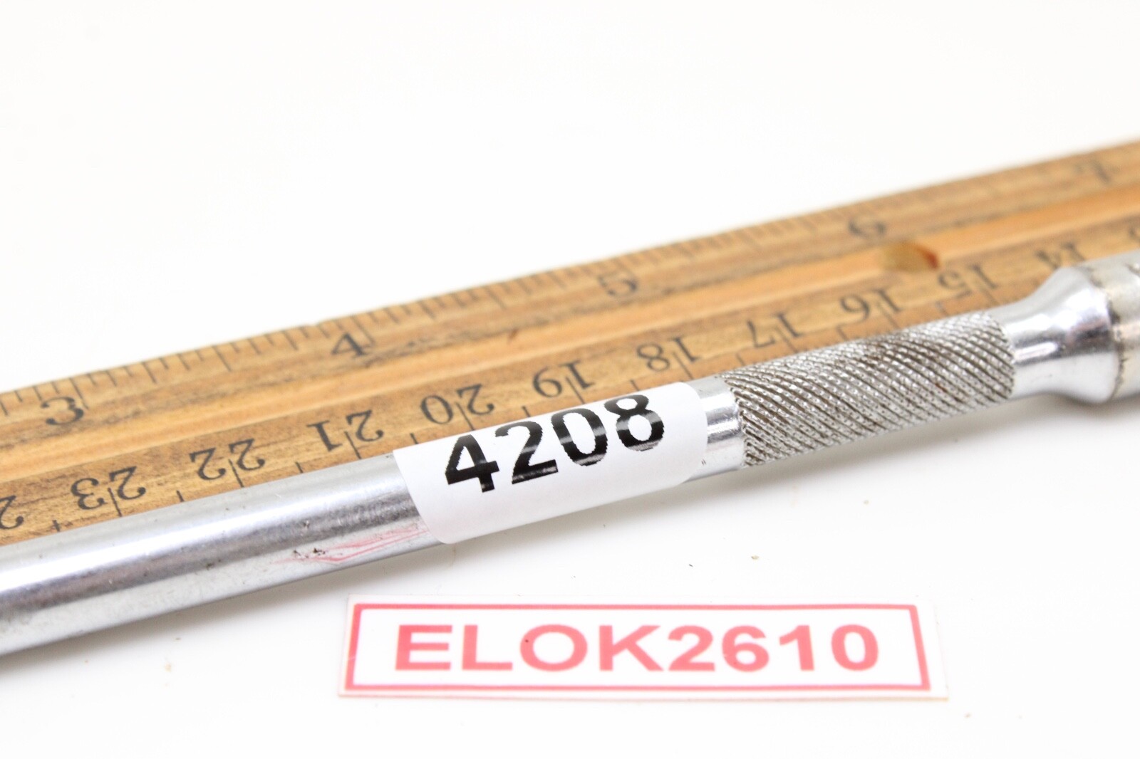 Snap-on Tools TMXWP6 1/4″ Drive 6″ Long Chrome Knurled Wobble Extension USA