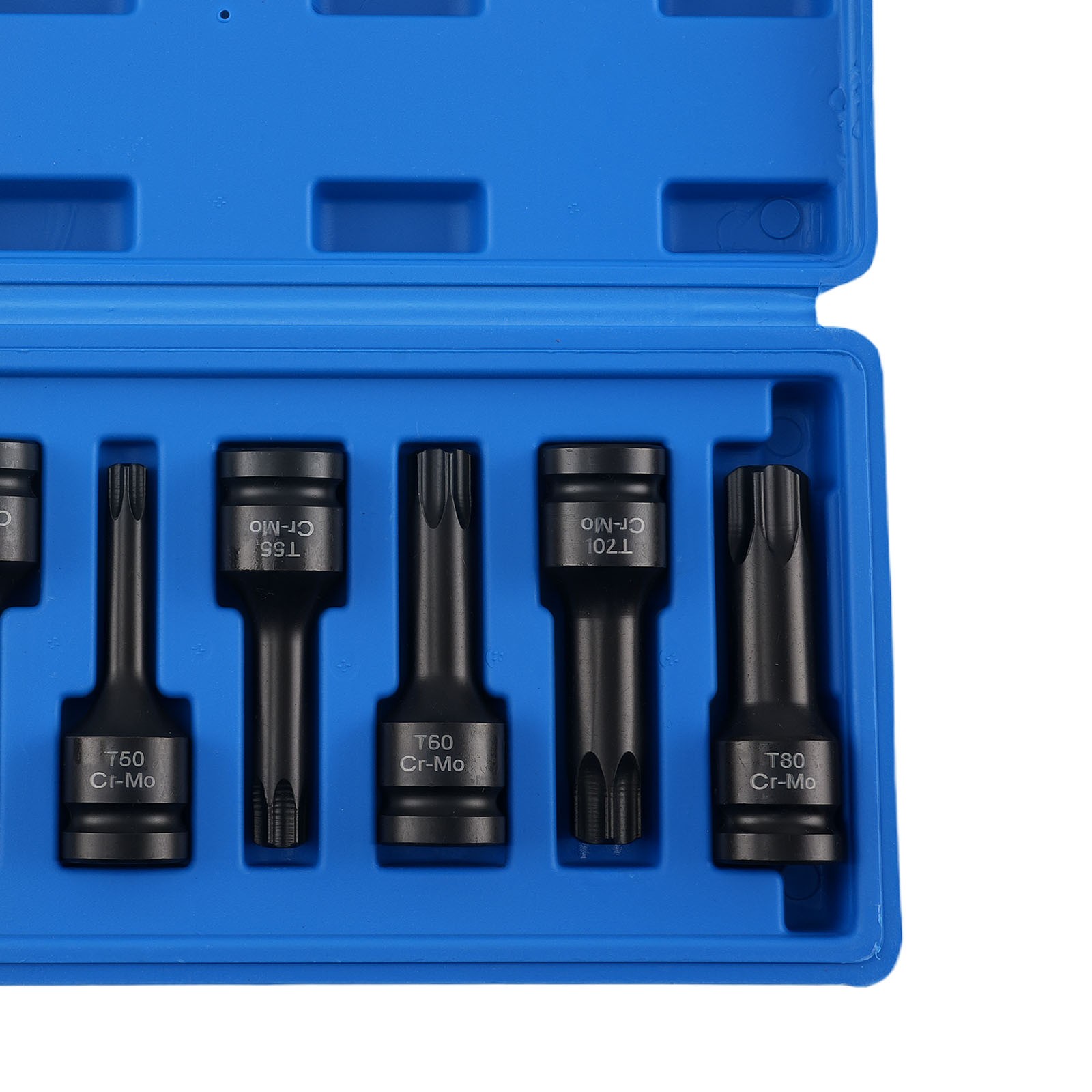1/2» 8pc Impact Socket Set T30 T40 T45 T50 T55 T60 T70 T80 Workshop CR-MO