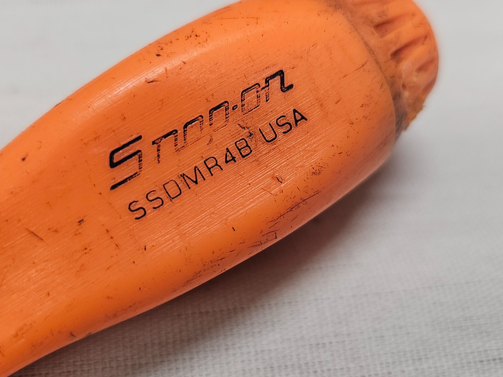 Snap-on SSDMR4B Ratcheting Screwdriver Ratchet Bit Driver Orange