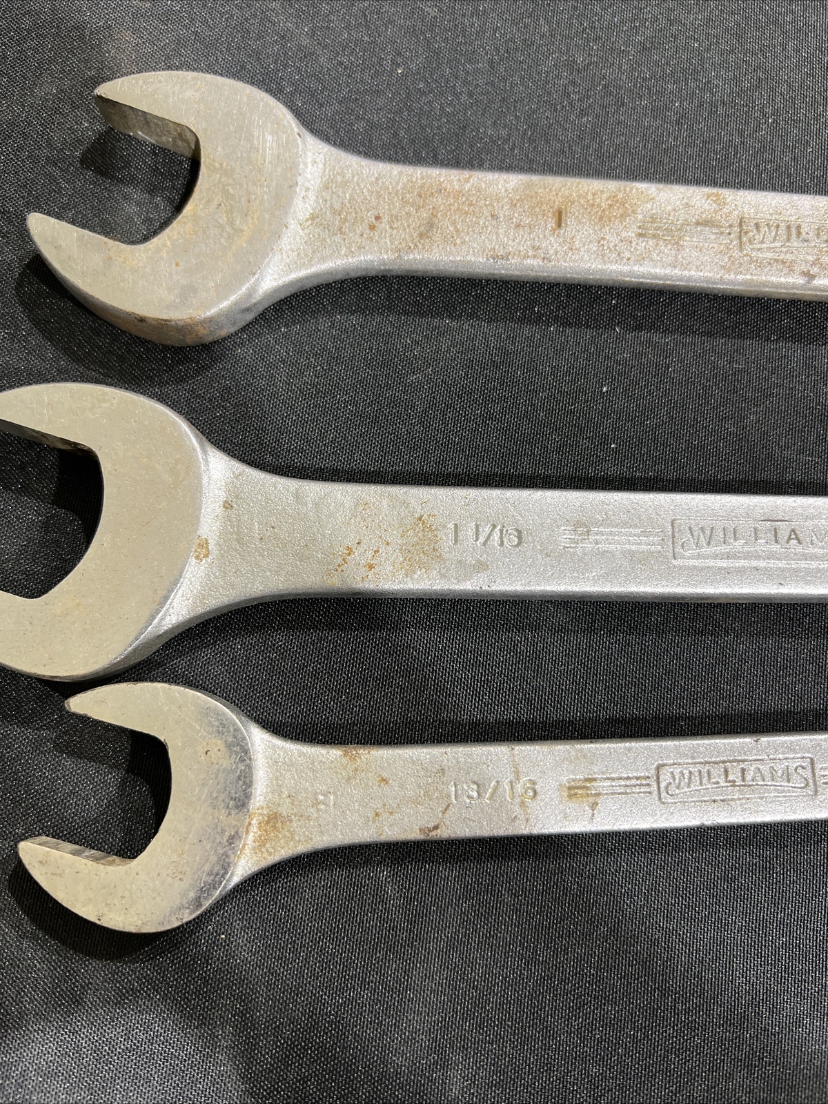 Vintage Williams Superrench Lot of 3 Wrenches 1733 1034A 1029C