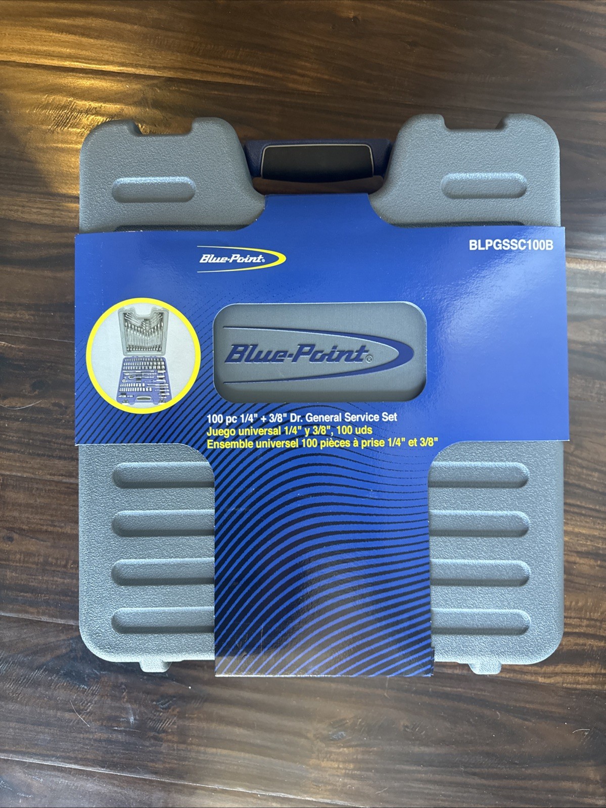 Blue Point Tools BLPGSSC100b 1/4-3/8 Drive 100pc General Service Set New
