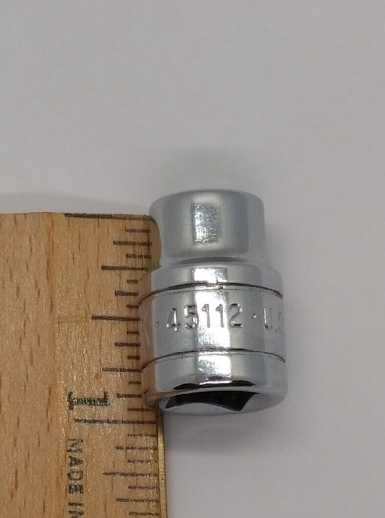 SK 3/8″ Drive 6 Point 3/8in. Shallow SAE Socket 45112 Big Letters USA S336