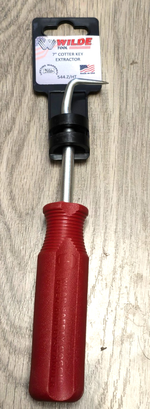 WILDE Tools USA 544.Z-HT 7″ Cotter Key Puller Hook/ Pick Tool