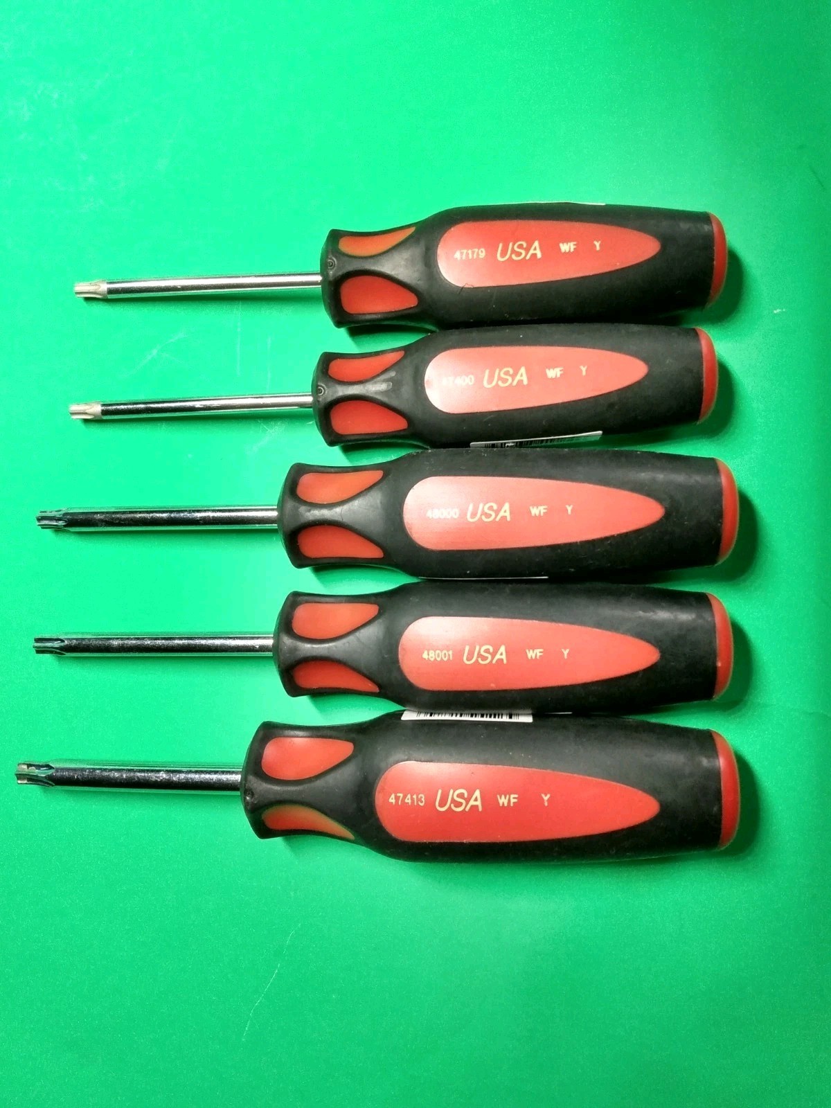 USA CRAFTSMAN PROFESSIONAL: Cushion Grip STUBBY TORX SET T40, T30, T27, T25, T20