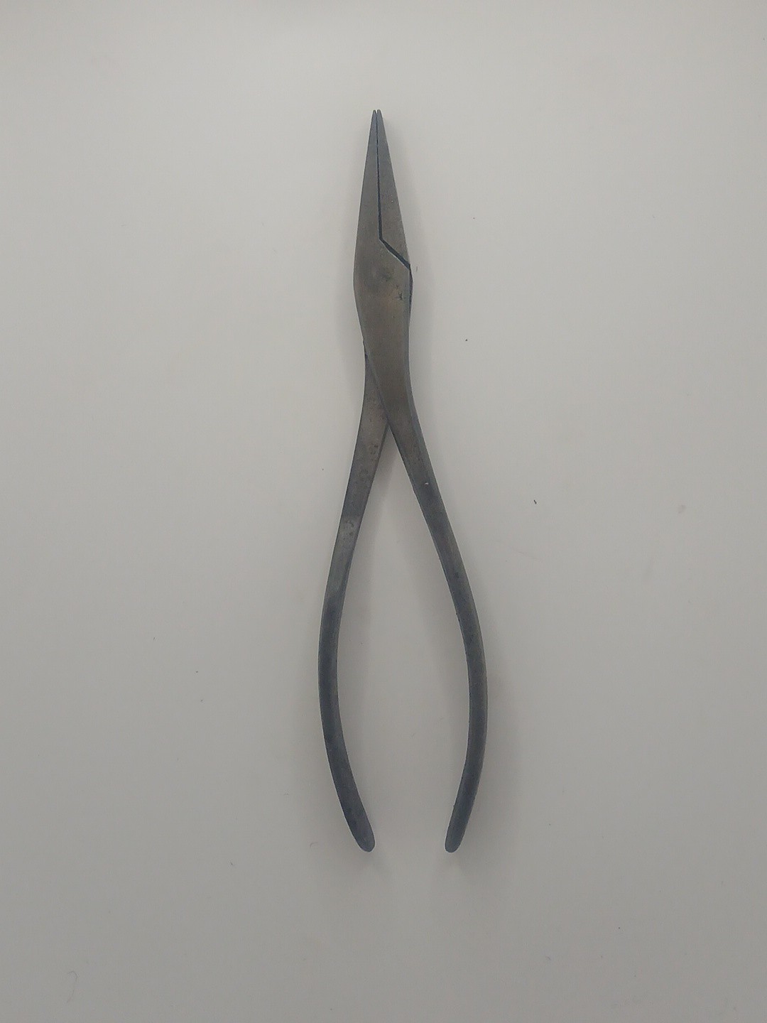 Snap On Tools 60R Duckbill Pliers Flat Nose 7-3/4″ Vintage, Made in USA