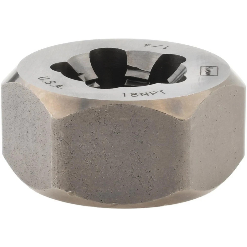 Irwin Hanson 7403 1/4″- 18 NPT HRT 1 Hex Pipe Die Nut Carbon Steel USA