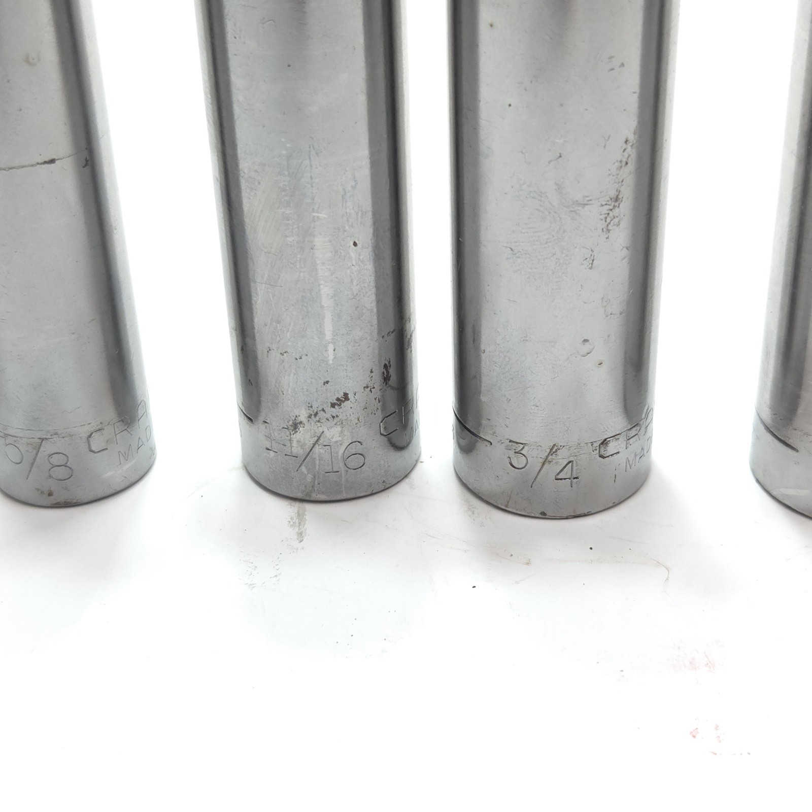 Vintage G Series Craftsman Deep Sockets 6 Point Set Of 6