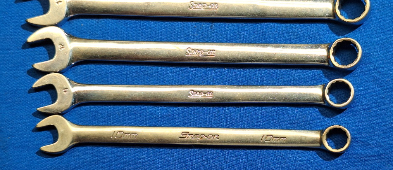 Snap-On OEXM710B +1 11pc Metric combination wrench set 20mm – 10mm