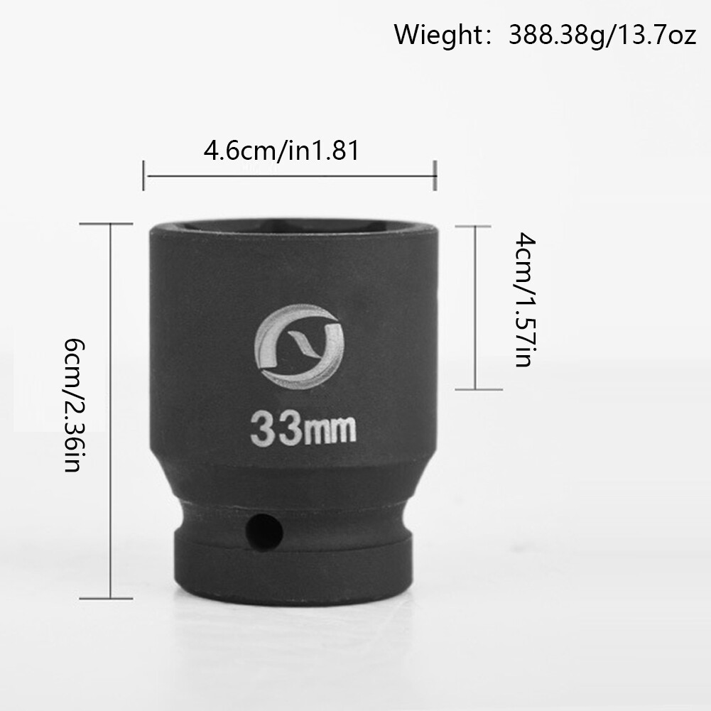 US 1-2 Pack 3/4 in. Drive 33mm 6 Point Deep Impact Socket 79344