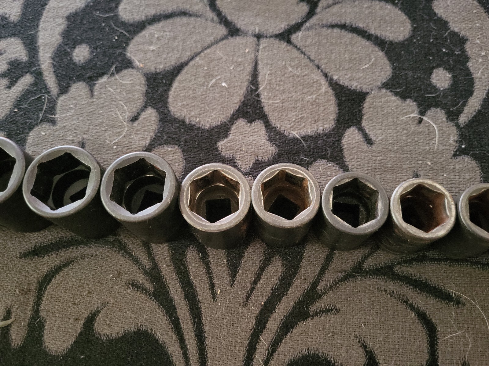 Snap-on 1/2″ drive 15 thru 25 27 mm Impact Socket SET lmm150a to imm270