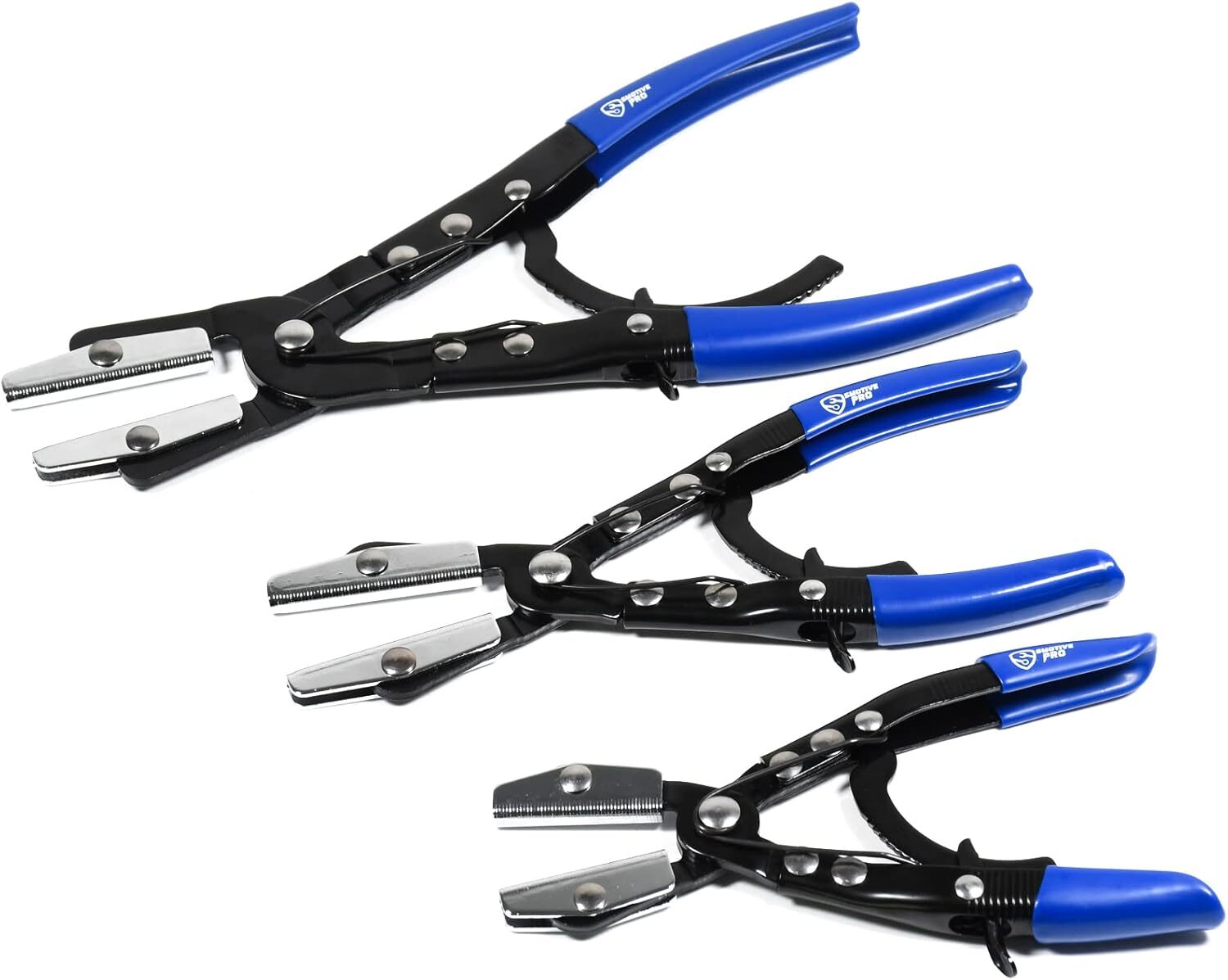 3pcs Ratcheting Hose Pinch Off Pliers Set, 8inch Set