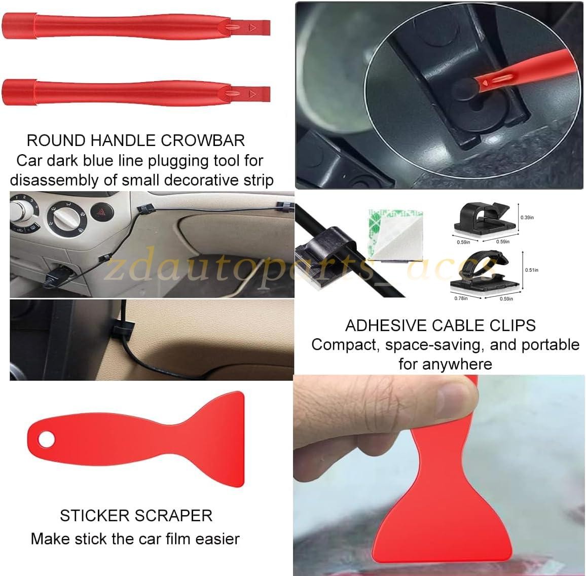 200Pcs Car Trim Removal Tool Set Radio Hand Pry Panel Door Interior Clip Plastic