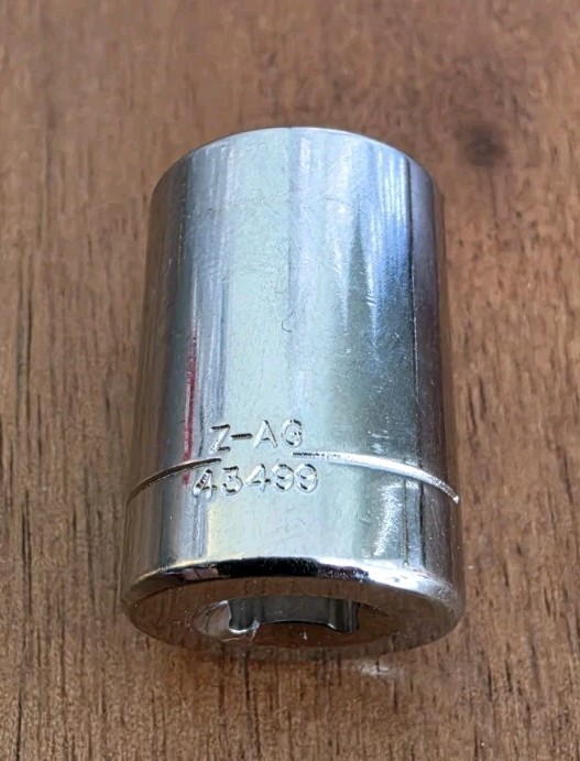 Craftsman 1/2″ Socket 6 Point 1/4″ Drive Z-AG 43499