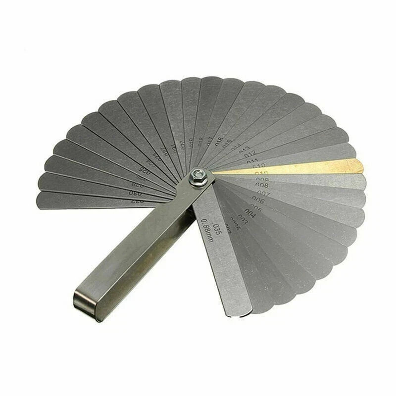 32 Blade Feeler Gauge Dual Reading Combination Feeler Gauge Metric & SAE US NEW