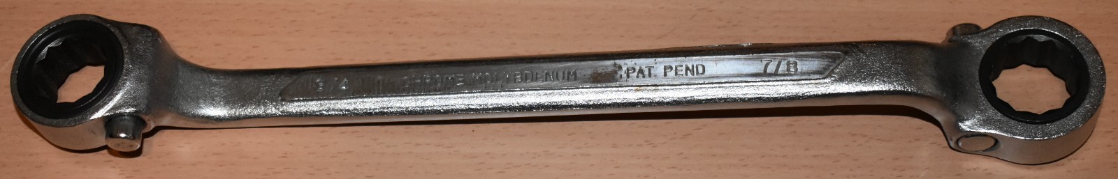TRUECRAFT JAPAN B195, 3/4″ x 7/8″ HEAVY-DUTY 12-POINT COMBO RATCHETING WRENCH