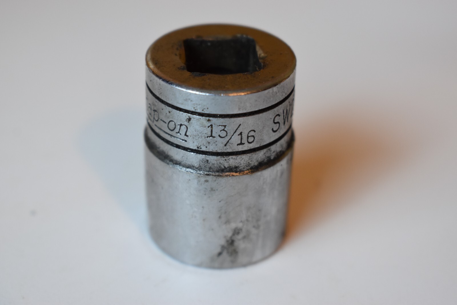 Snap On Tool SW261 13/16″ SAE Flank Drive Shallow Socket 1/2″ Drive 12 Point USA