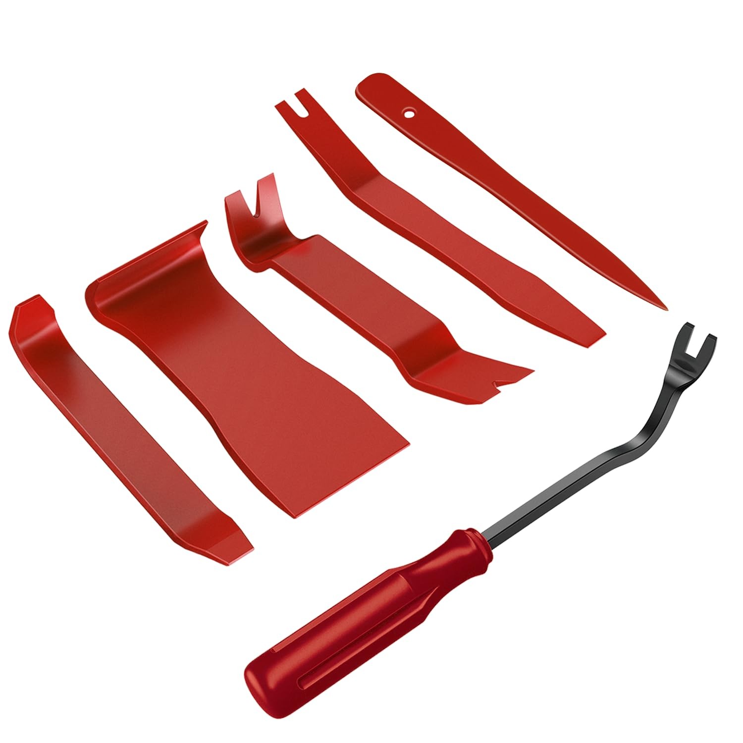 Auto Trim Removal Tool Kit 6PCS NoScratch Car Fastener Remover Set