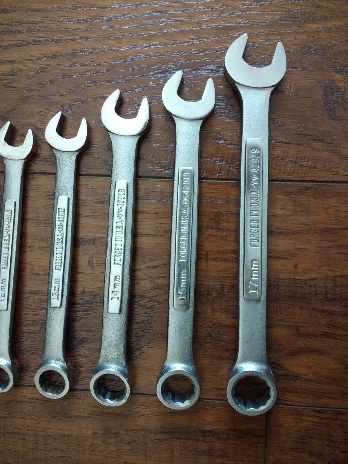 Craftsman 8 Pc Wrenches METRIC 9mm-17mm Made in the USA