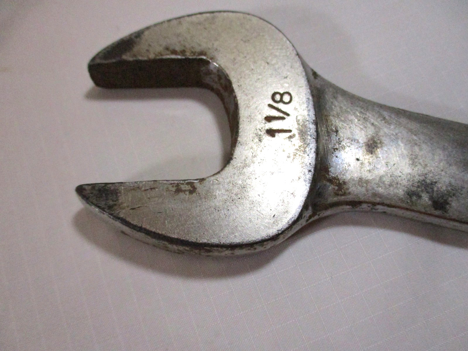 Vintage SNAP-ON Tools 1 1/8″ Combination Wrench~OEX36~USA~Underlined Logo~USED