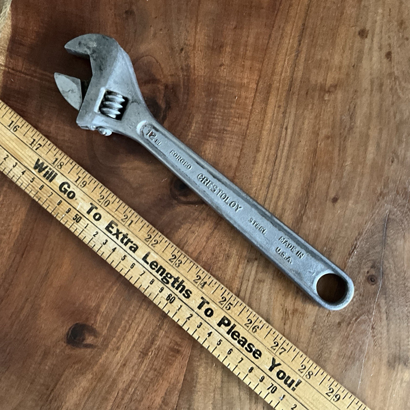 Crescent 12″ Adjustable Wrench Crestoloy Alloy Steel Made in USA