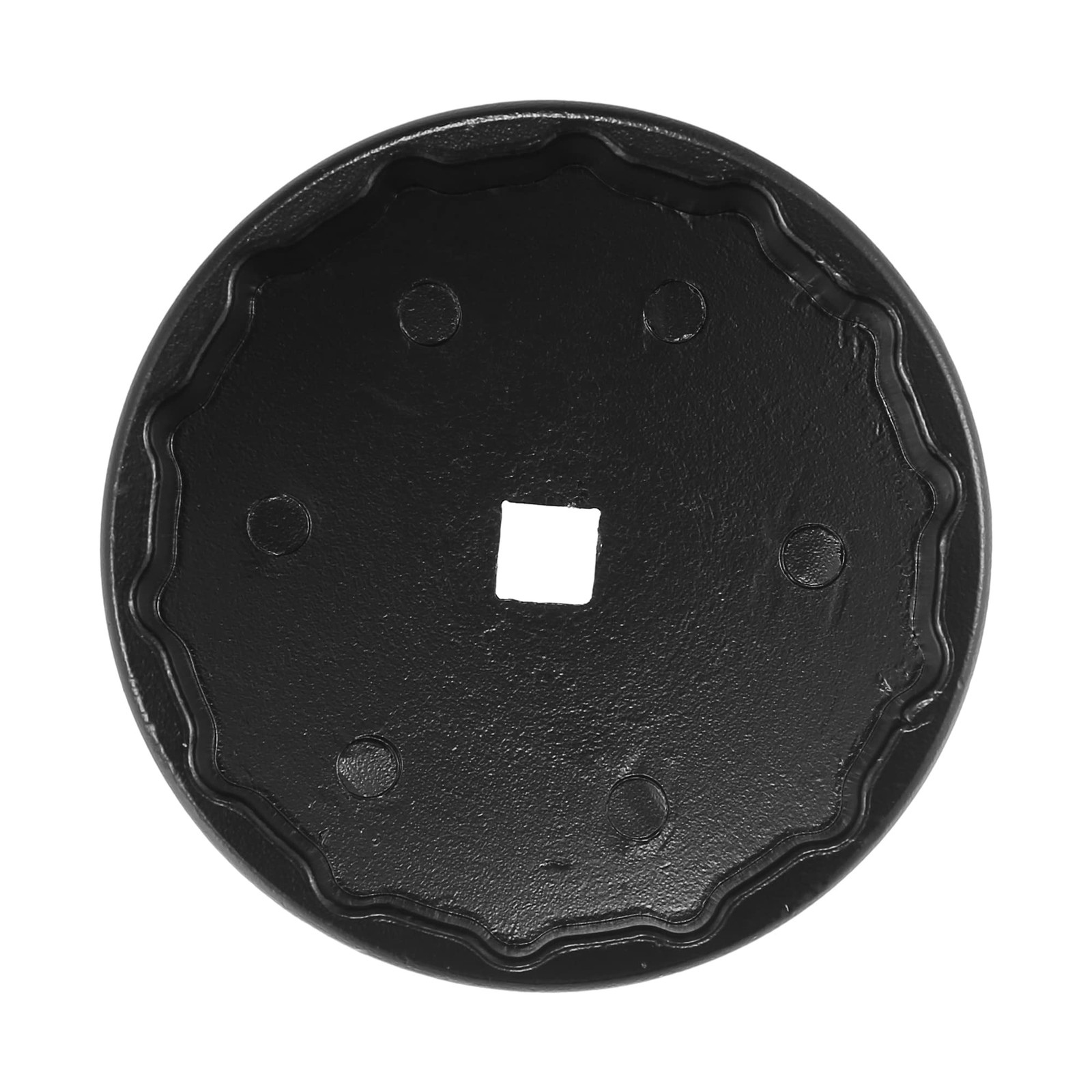 X AUTOHAUX 74mm 14 Flutes Car Oil Filter Wrench 3.35″x1.65″, Black