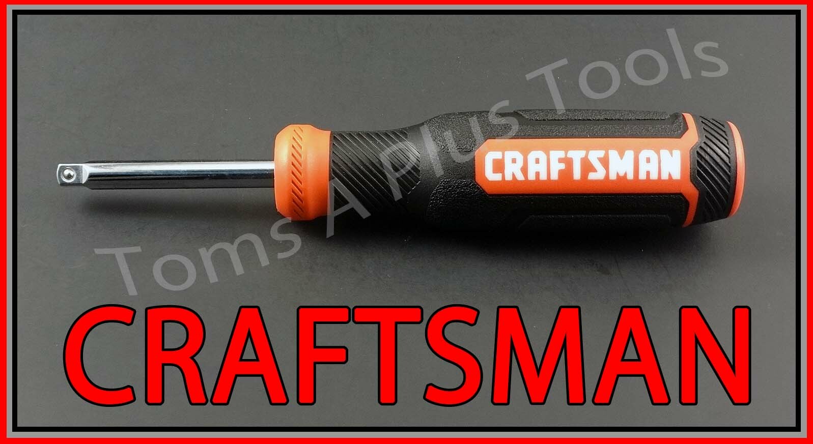 CRAFTSMAN HAND TOOLS 7-1/2″ Long 1/4 socket nut driver extension spinner handle