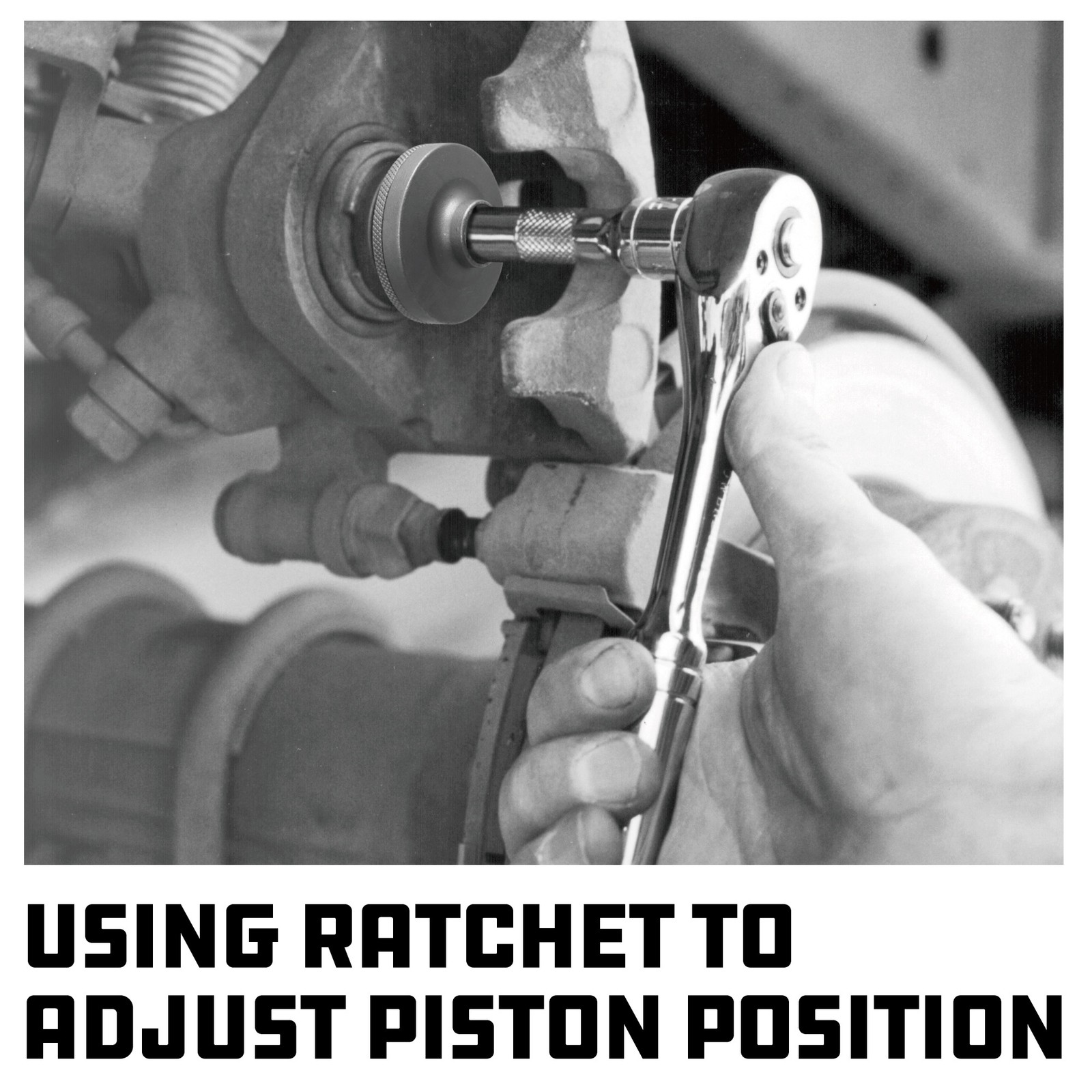 Powerbuilt Universal 2 Pin Adjustable Disc Brake Pad Caliper Piston Tool