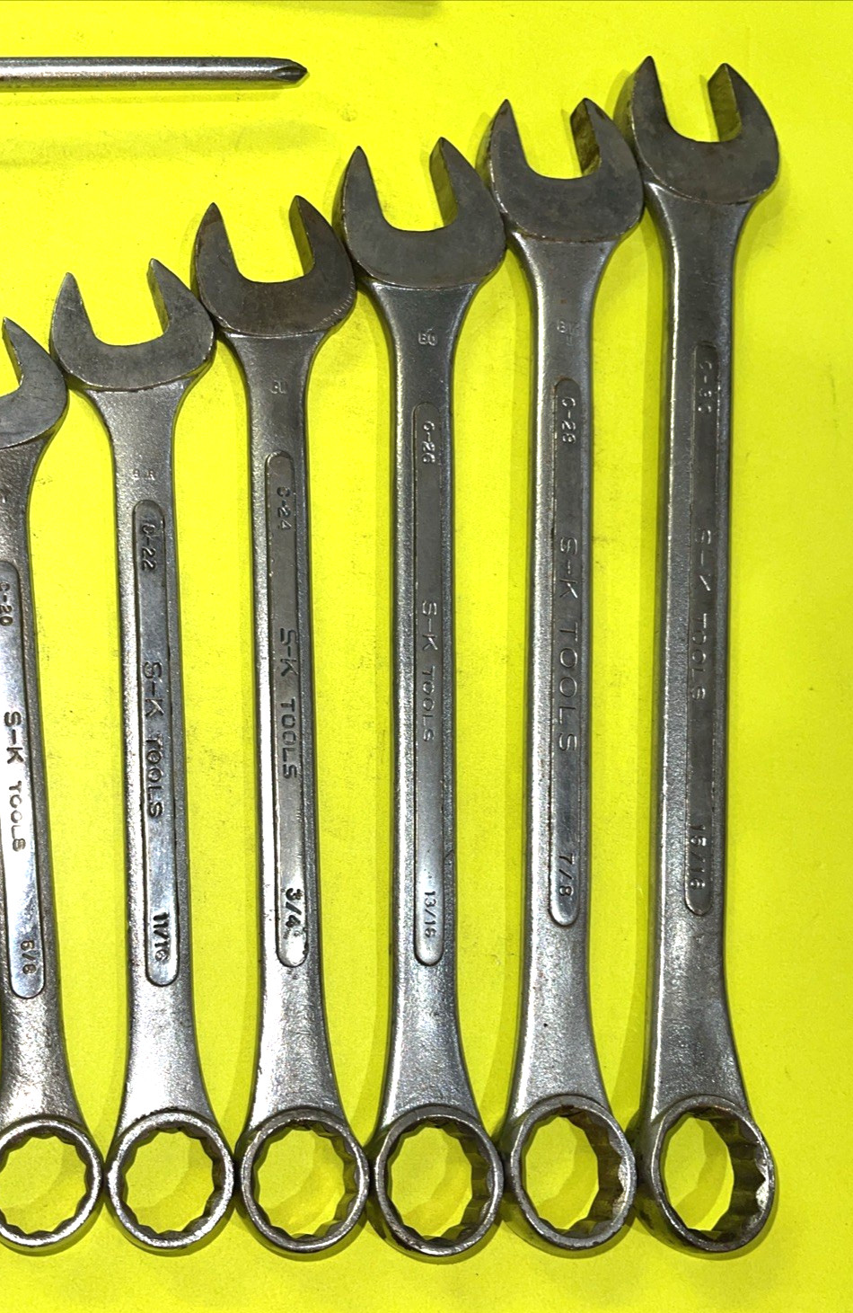 S-K TOOLS 50 PIECE 1/4 & 3/8 DRIVE SAE. GENERAL SERVICE SET SHORT & DEEP