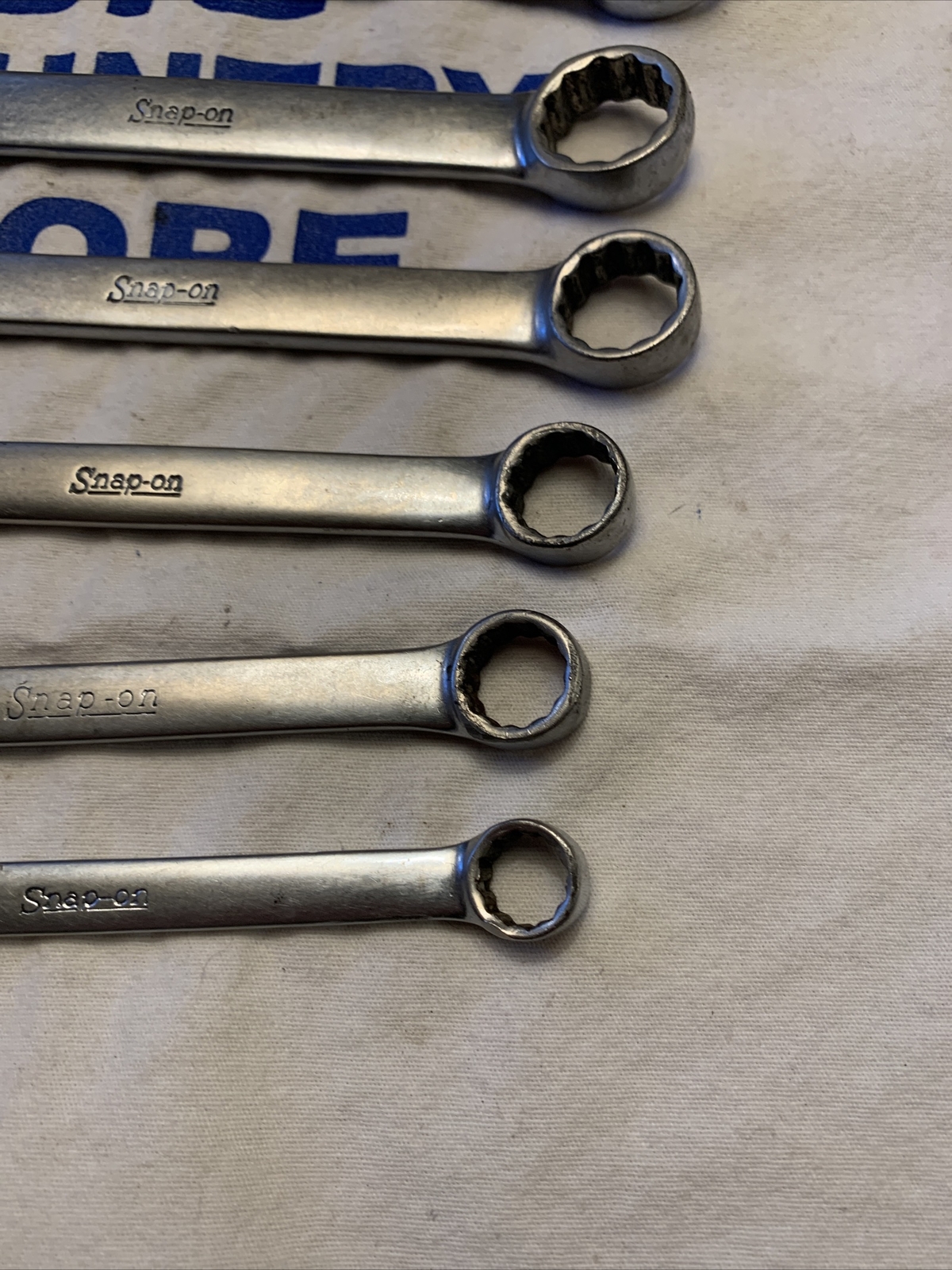 Snap-on 7pc 12pt Short Combination Metric Wrenches (10mm OEXM10 – 19mm OEX19)