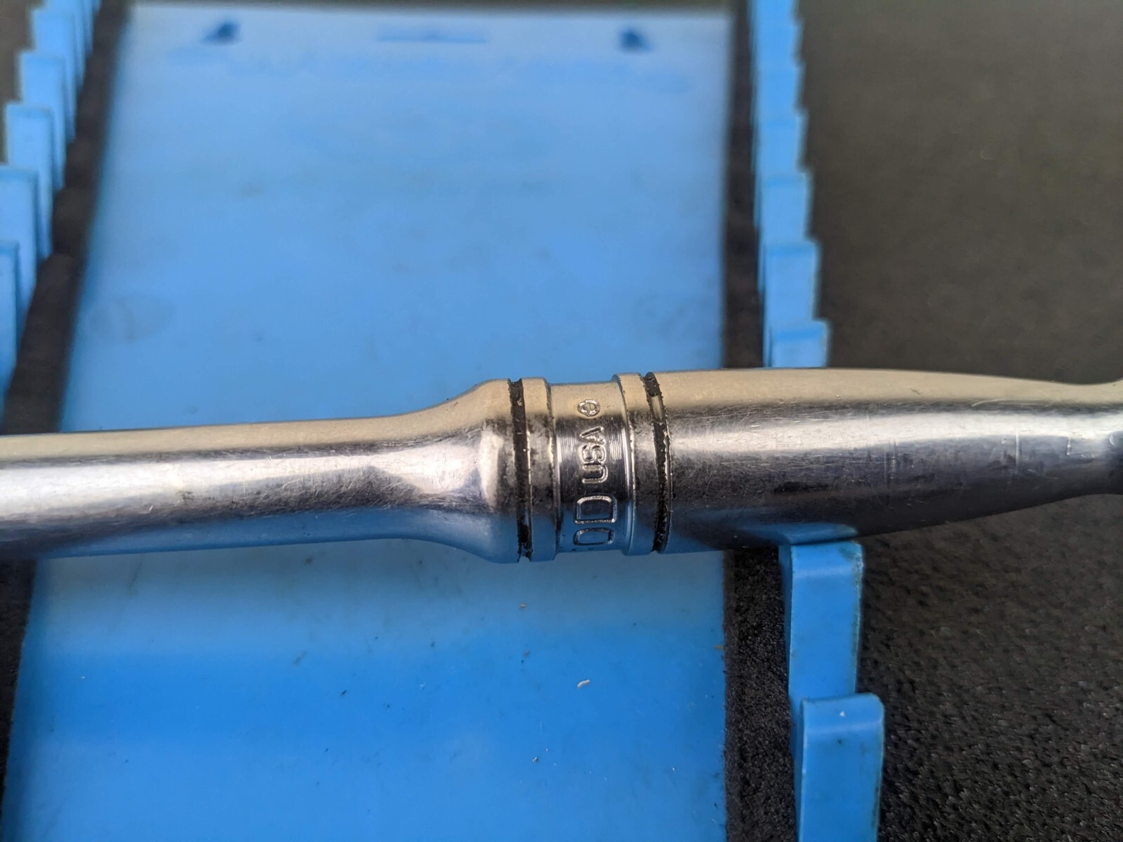#bk288 Snap-on Tools Socket Ratchet 3/8″ Drive F80FOD F80 FOD Chrome 7″ USA