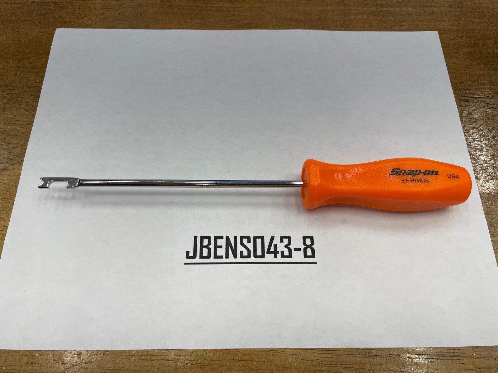 Snap-on Tools USA NEW ORANGE 5/16″ Blade Width Push-Pull Spring Tool SPRG618O