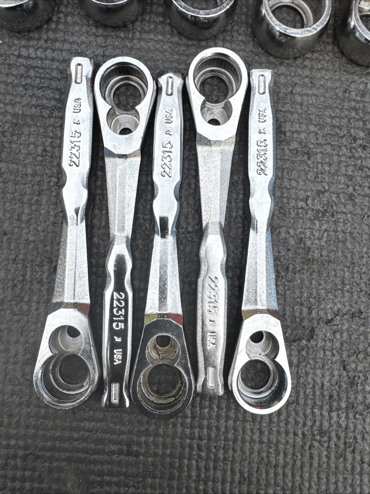 (25)pcs Kobalt Tools USA 3/8” & 1/4” Ratchet Forgings Bodies Only No Guts 22316