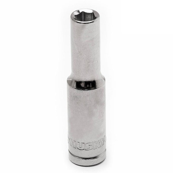 (1) HUSKY 620 328 1/4″ DRIVE, 1/4″ DEEP, 6-POINT, CHROME SOCKET. NOS/NIB.