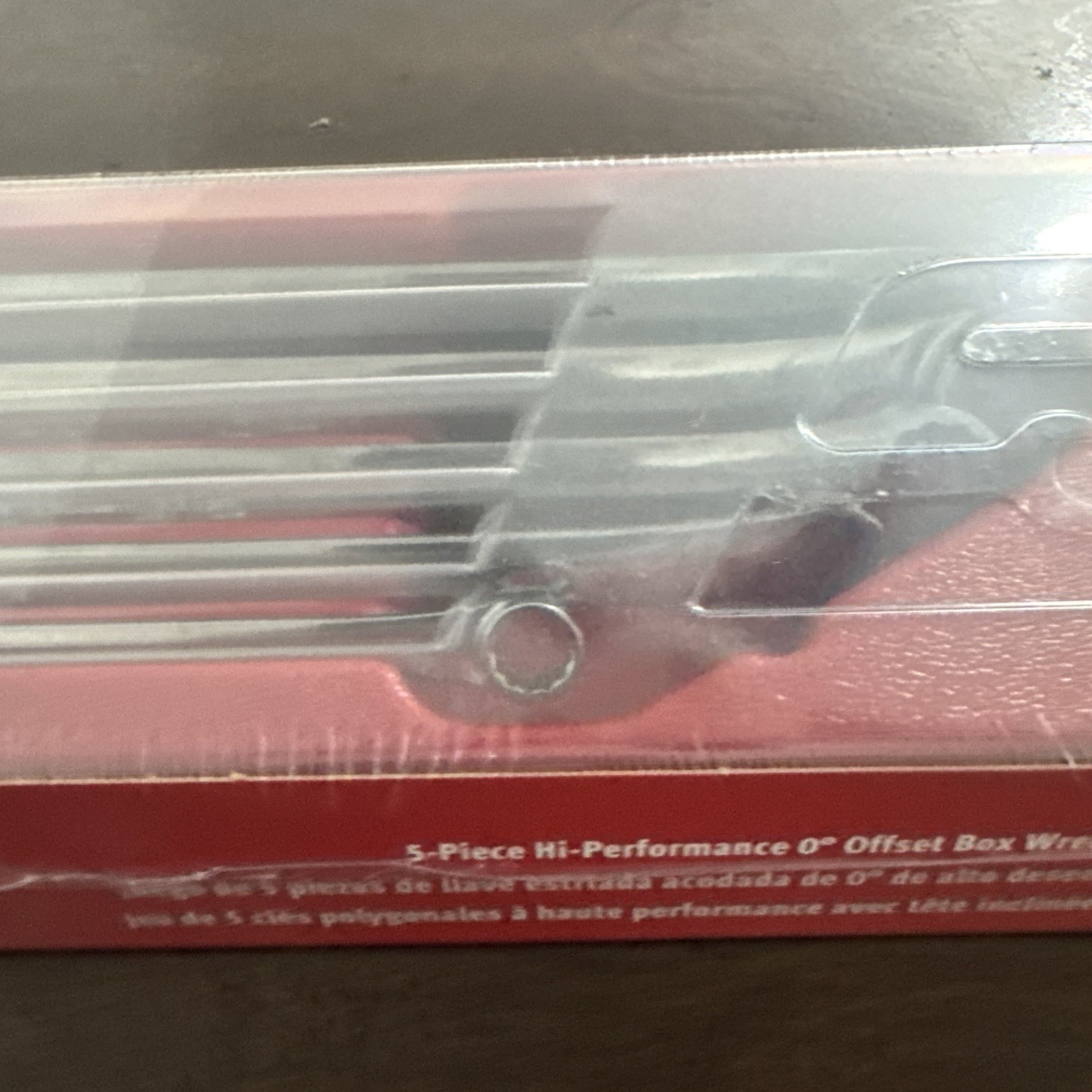 Snap-on Tools USA NEW 5pc SAE High Performance 0° Box End Wrench Set XDHF605