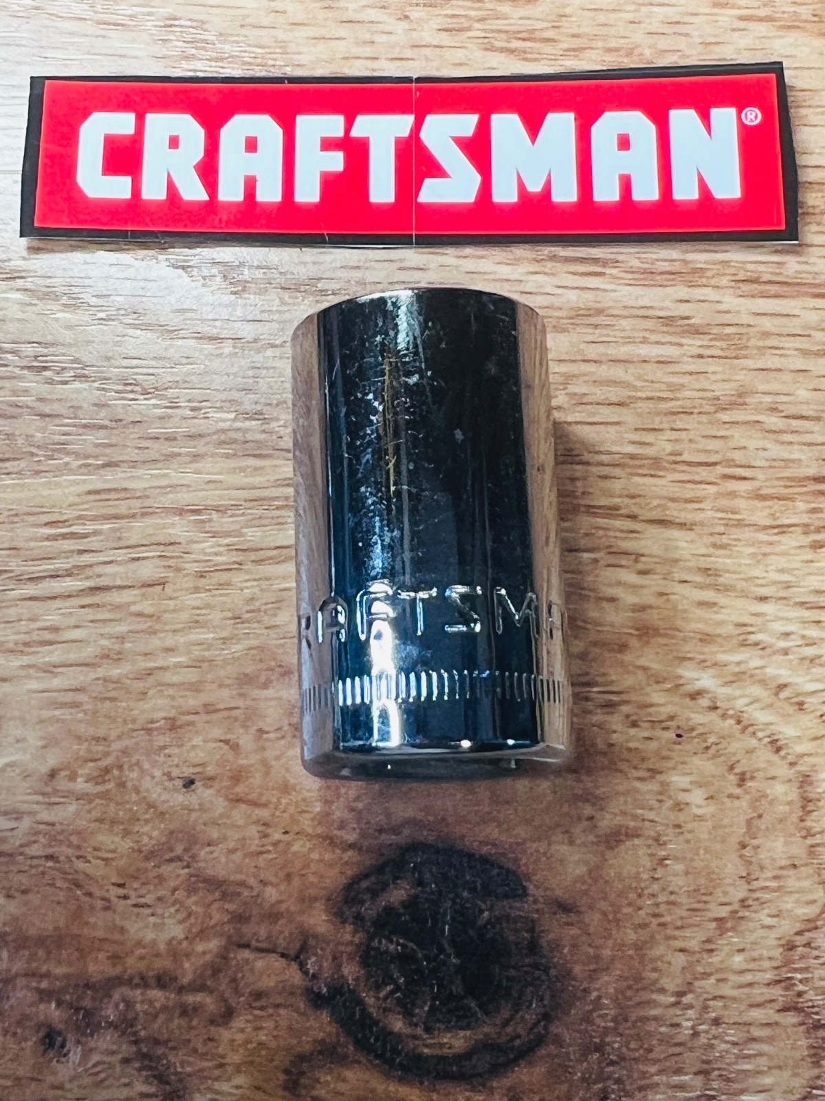 Craftsman Socket 15mm 44236 S-AE 12 point 1/2” Drive Ultrasonic Cleaned