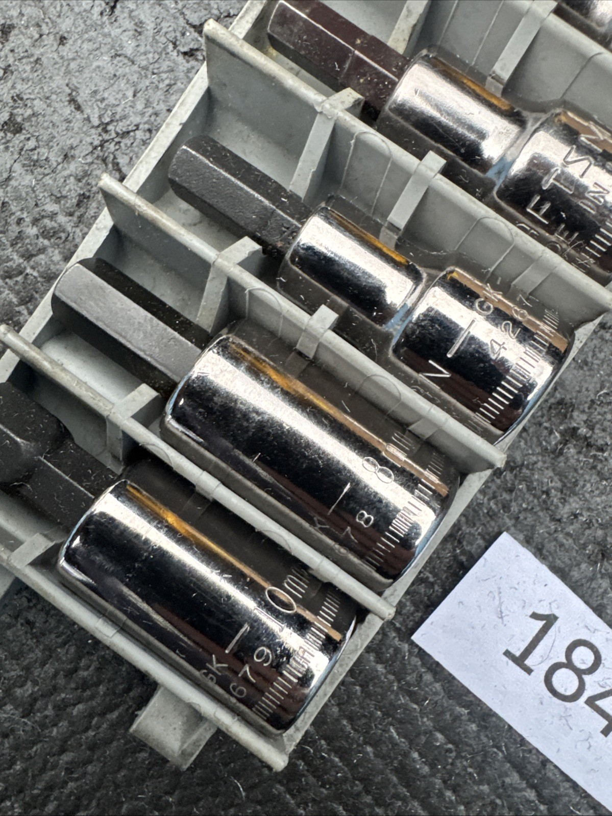 Sears Craftsman USA 6pc Socket Set 3/8 Drive Metric 34448 Hex Bit 2 Used 4 New