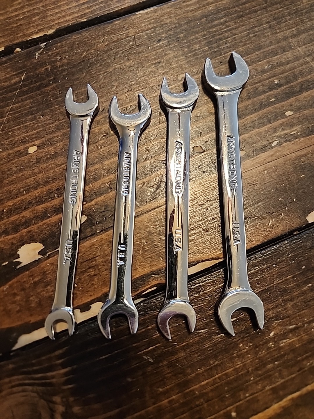 💥USA Lifetime Warranty Armstrong Tools 4pc Metric Double Open End Wrench Set